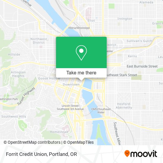 Mapa de Forrit Credit Union