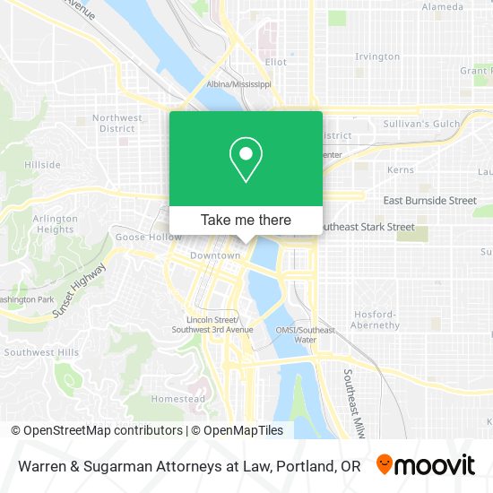 Warren & Sugarman Attorneys at Law map