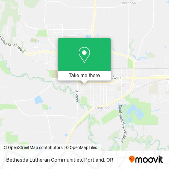 Bethesda Lutheran Communities map