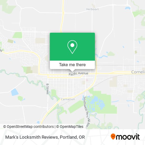 Mapa de Mark's Locksmith Reviews