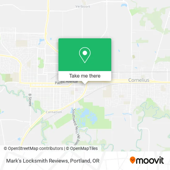 Mapa de Mark's Locksmith Reviews