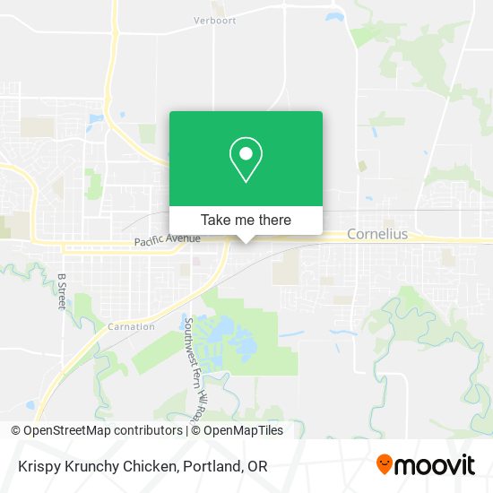 Krispy Krunchy Chicken map