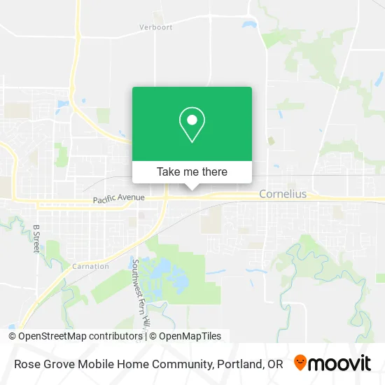 Rose Grove Mobile Home Community map