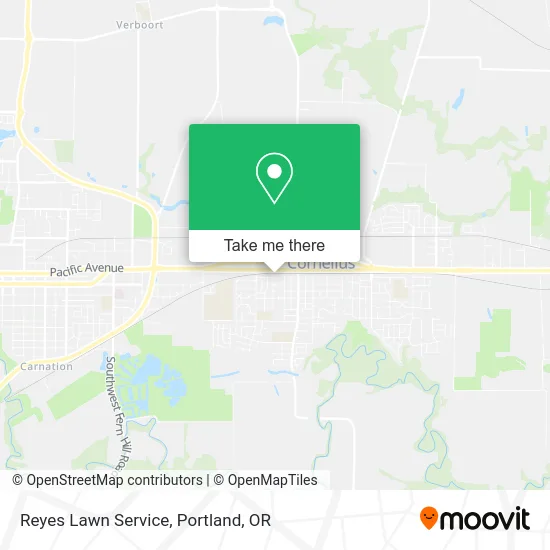 Reyes Lawn Service map