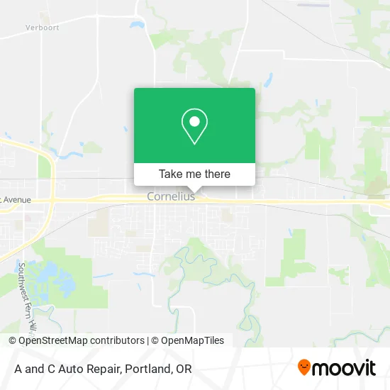 A and C Auto Repair map