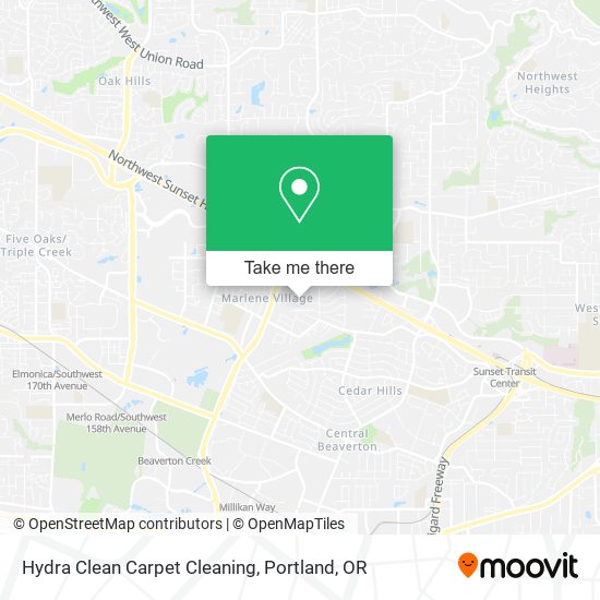 Hydra Clean Carpet Cleaning map