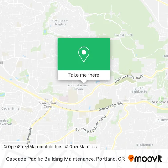 Mapa de Cascade Pacific Building Maintenance