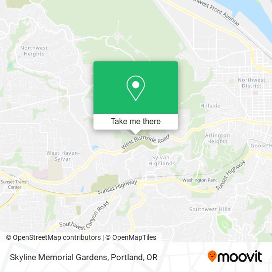 Mapa de Skyline Memorial Gardens