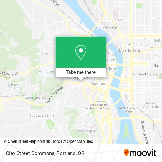 Mapa de Clay Street Commons