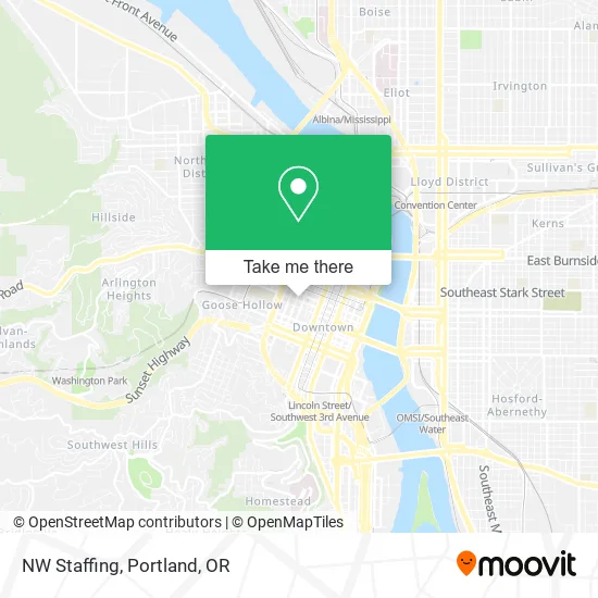 Mapa de NW Staffing