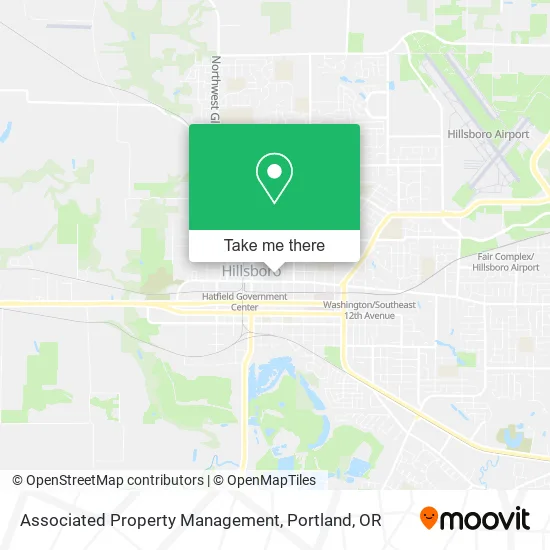 Associated Property Management map