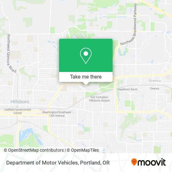 Mapa de Department of Motor Vehicles