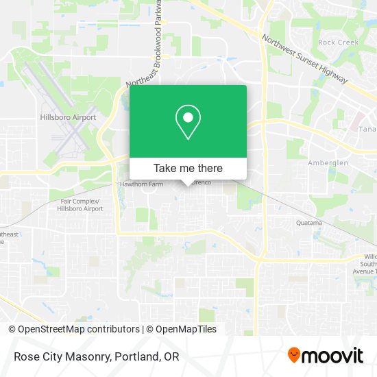 Rose City Masonry map