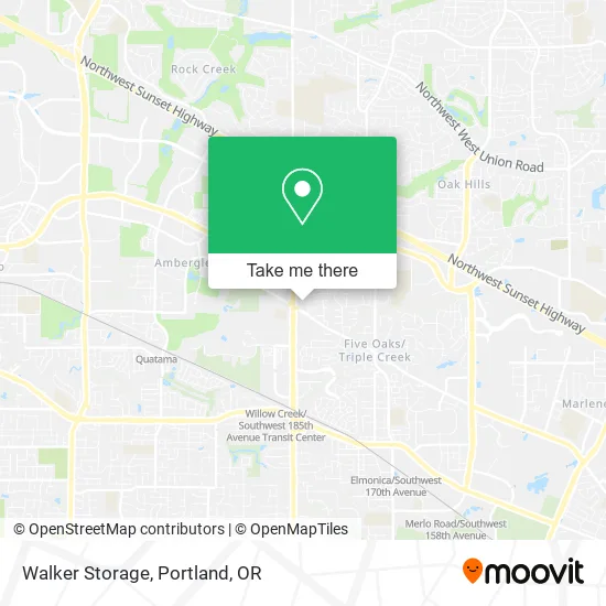 Mapa de Walker Storage