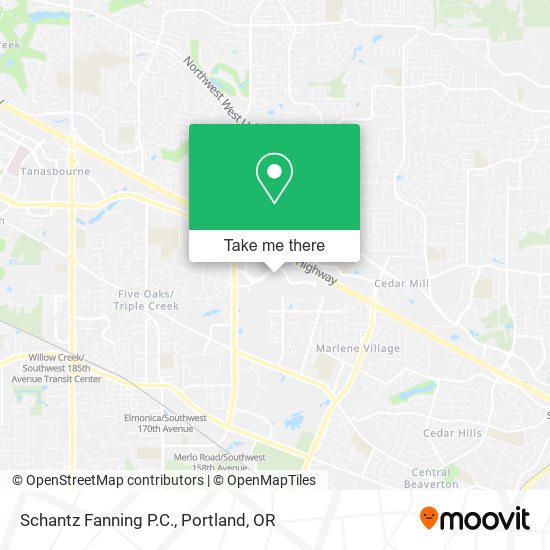 Schantz Fanning P.C. map