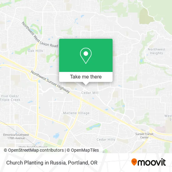 Church Planting in Russia map