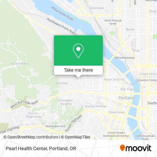 Mapa de Pearl Health Center