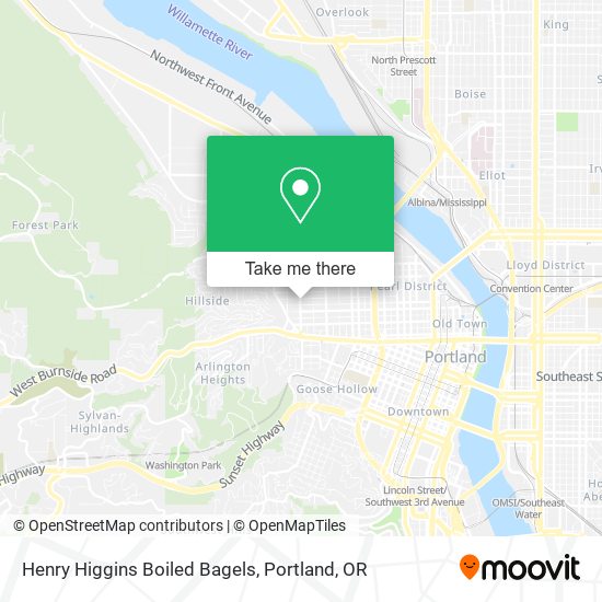Henry Higgins Boiled Bagels map