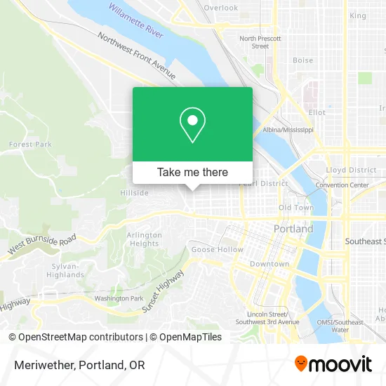 Meriwether map