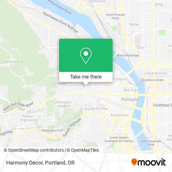 Mapa de Harmony Decor