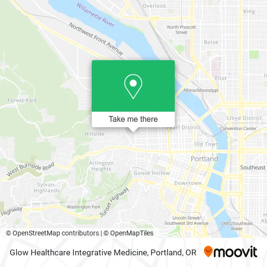 Glow Healthcare Integrative Medicine map