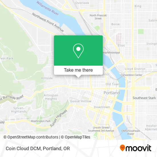 Coin Cloud DCM map