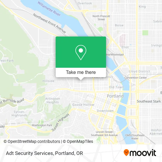Adt Security Services map