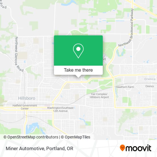 Miner Automotive map