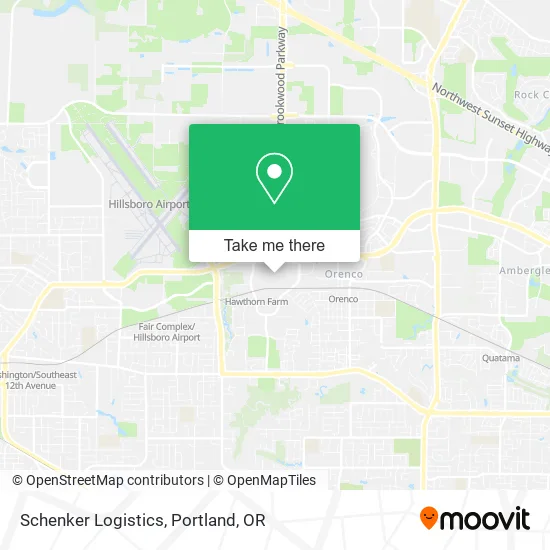 Schenker Logistics map