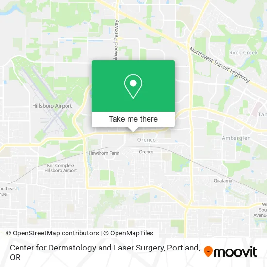 Mapa de Center for Dermatology and Laser Surgery