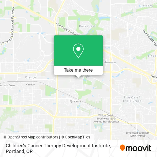 Children's Cancer Therapy Development Institute map