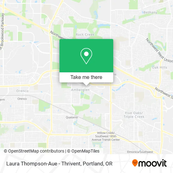 Mapa de Laura Thompson-Aue - Thrivent