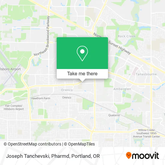 Mapa de Joseph Tanchevski, Pharmd