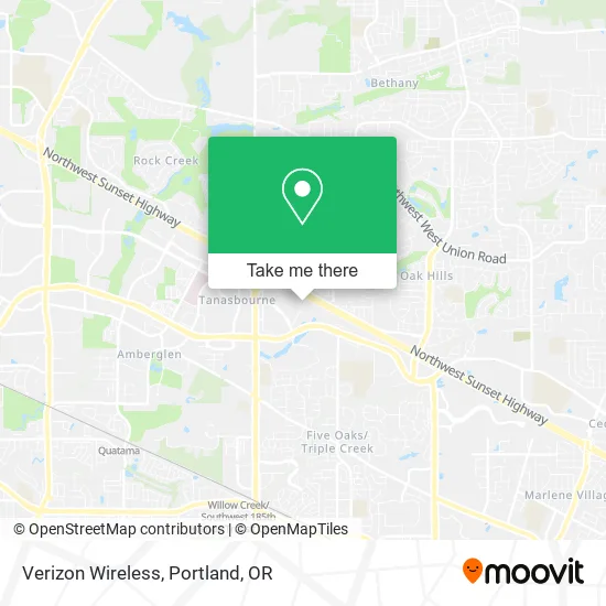 Verizon Wireless map