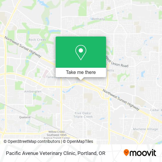 Mapa de Pacific Avenue Veterinary Clinic