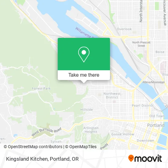 Kingsland Kitchen map