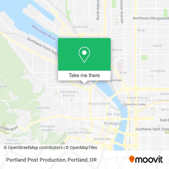 Mapa de Portland Post Production