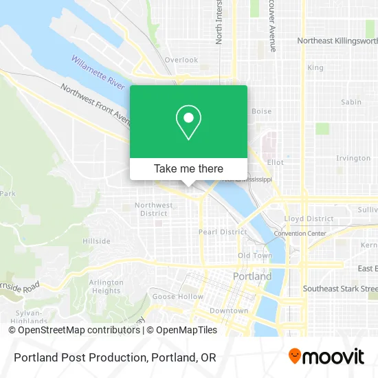 Mapa de Portland Post Production