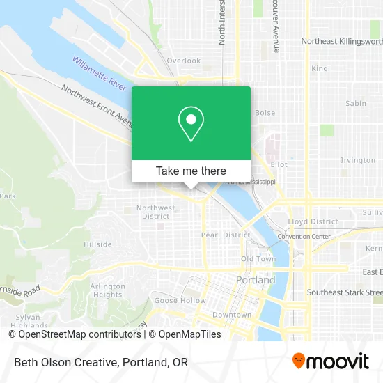 Beth Olson Creative map