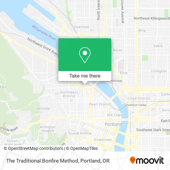 The Traditional Bonfire Method map