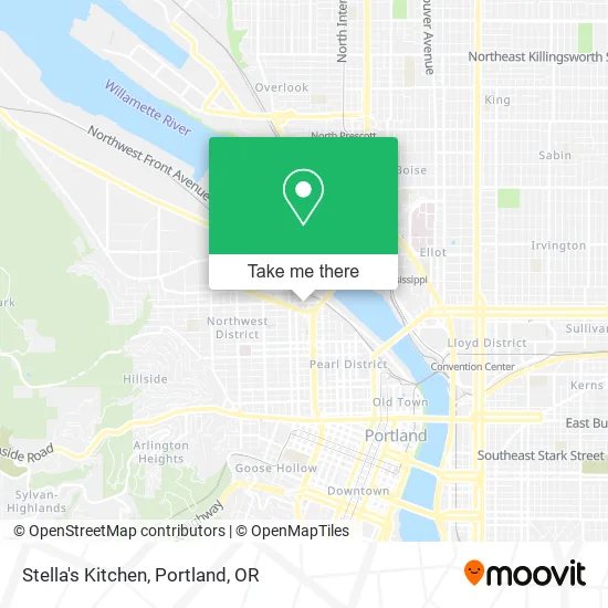 Stella's Kitchen map