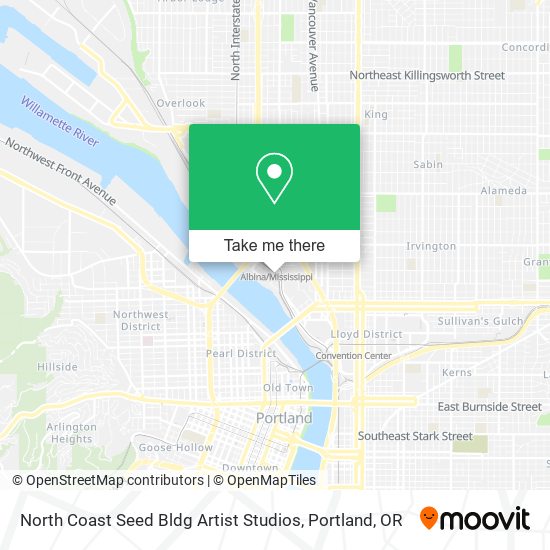 Mapa de North Coast Seed Bldg Artist Studios