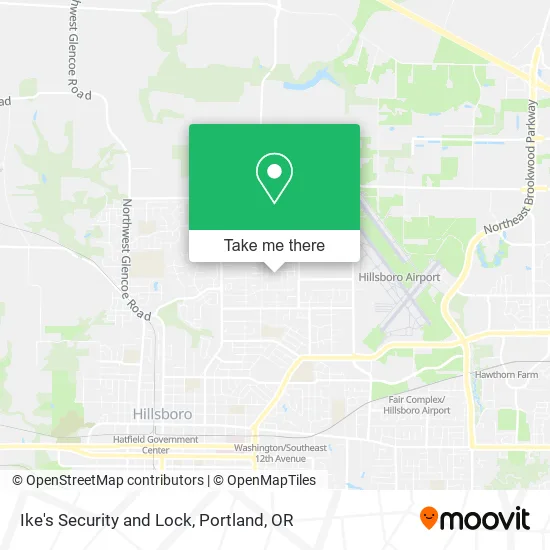 Ike's Security and Lock map