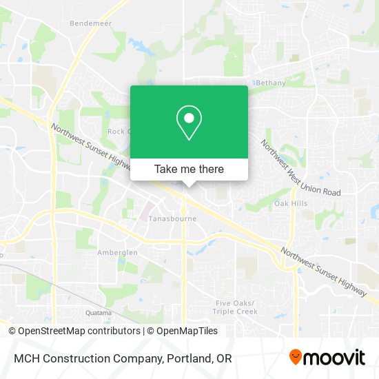 MCH Construction Company map