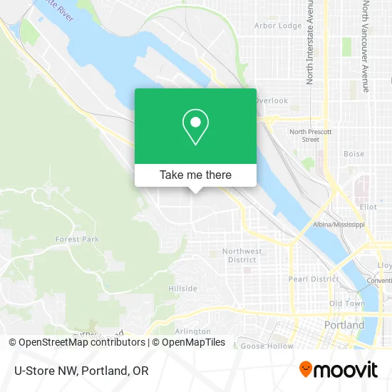 U-Store NW map