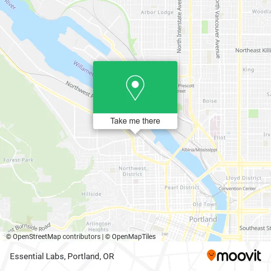 Essential Labs map