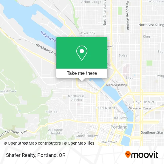 Shafer Realty map
