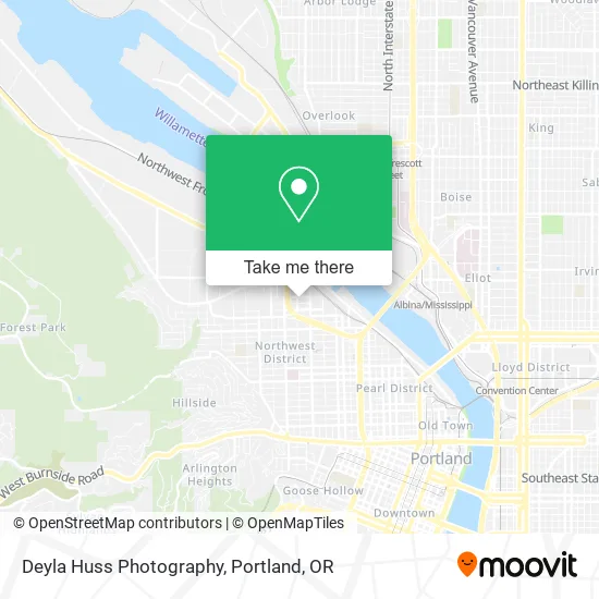 Deyla Huss Photography map