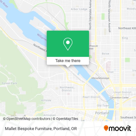 Mallet Bespoke Furniture map