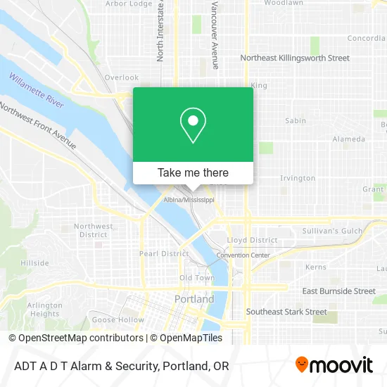 ADT A D T Alarm & Security map